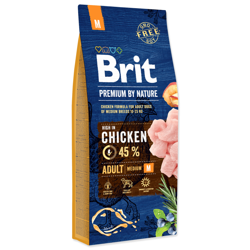 Brit Premium By Nature Adult M 15 Kg