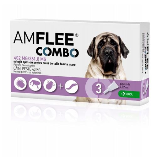 Amflee Combo Dog XL 40 60 Kg 1 Pipeta shop4pet.ro imagine 2022