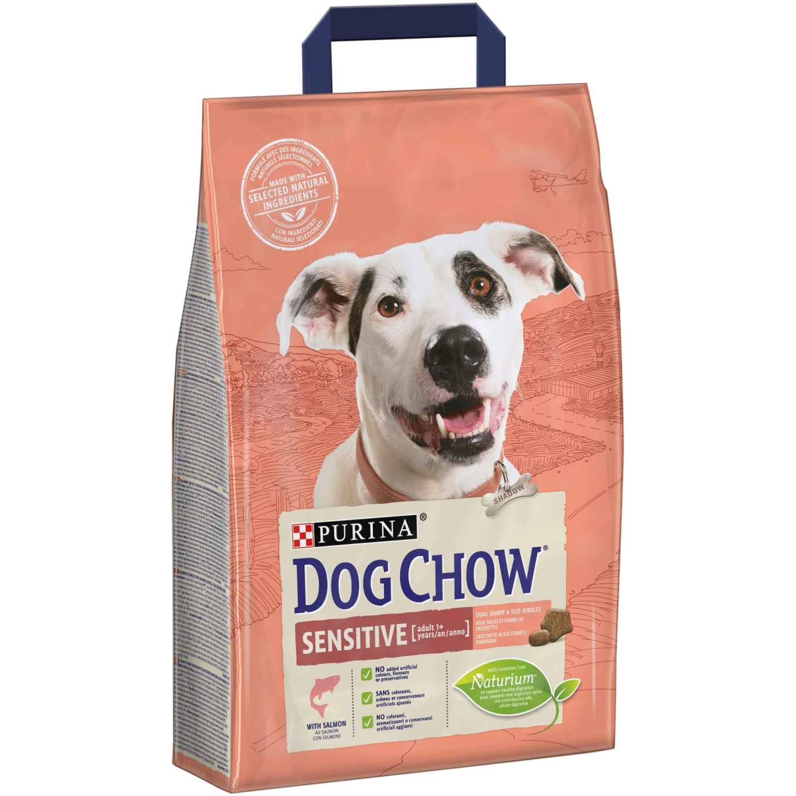 Purina Dog Chow Adult Sensitive Cu Somon 2.5 Kg 2.5 imagine 2022