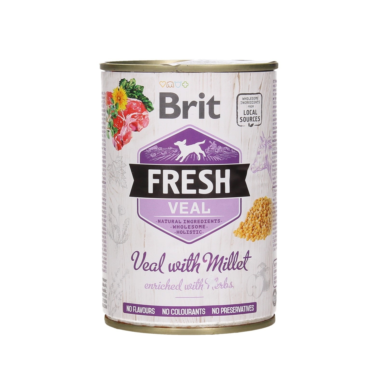 Brit Fresh Vitel Cu Mei 400 Gr Brit