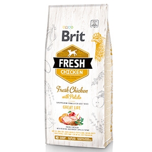 Brit Fresh Chicken & Potato Adult 12 kg Brit imagine 2022