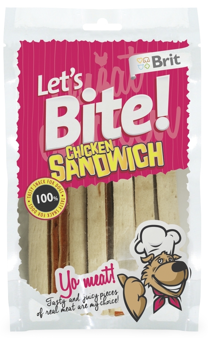 Brit Lets Bite Chicken Sandwich 80 Gr Brit