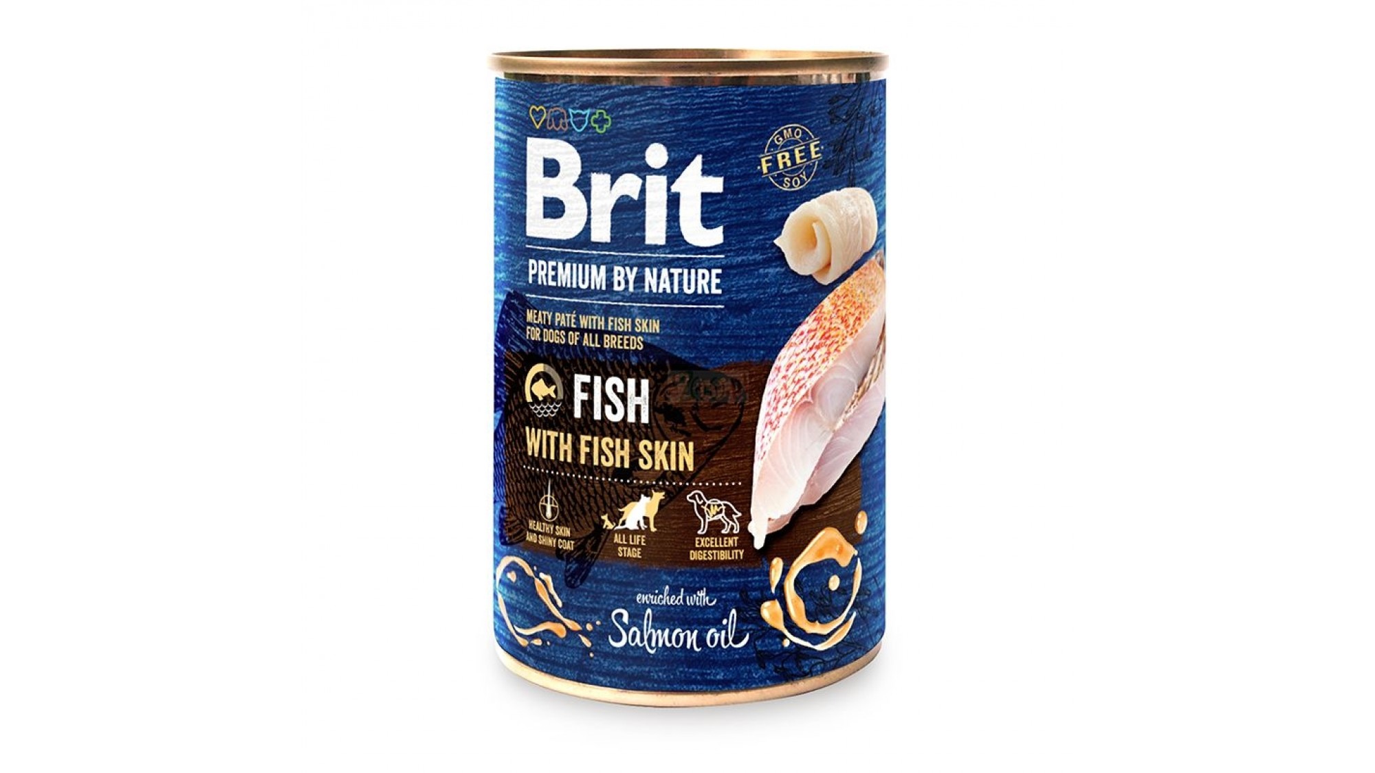 Brit Premium By Nature Fish With Fish Skin Conserva 400 Gr 400 imagine 2022