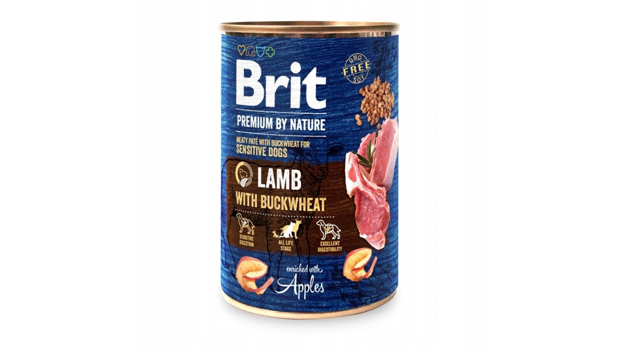 Brit Premium By Nature Lamb With Buckwheat Conserva 800 Gr Brit imagine 2022