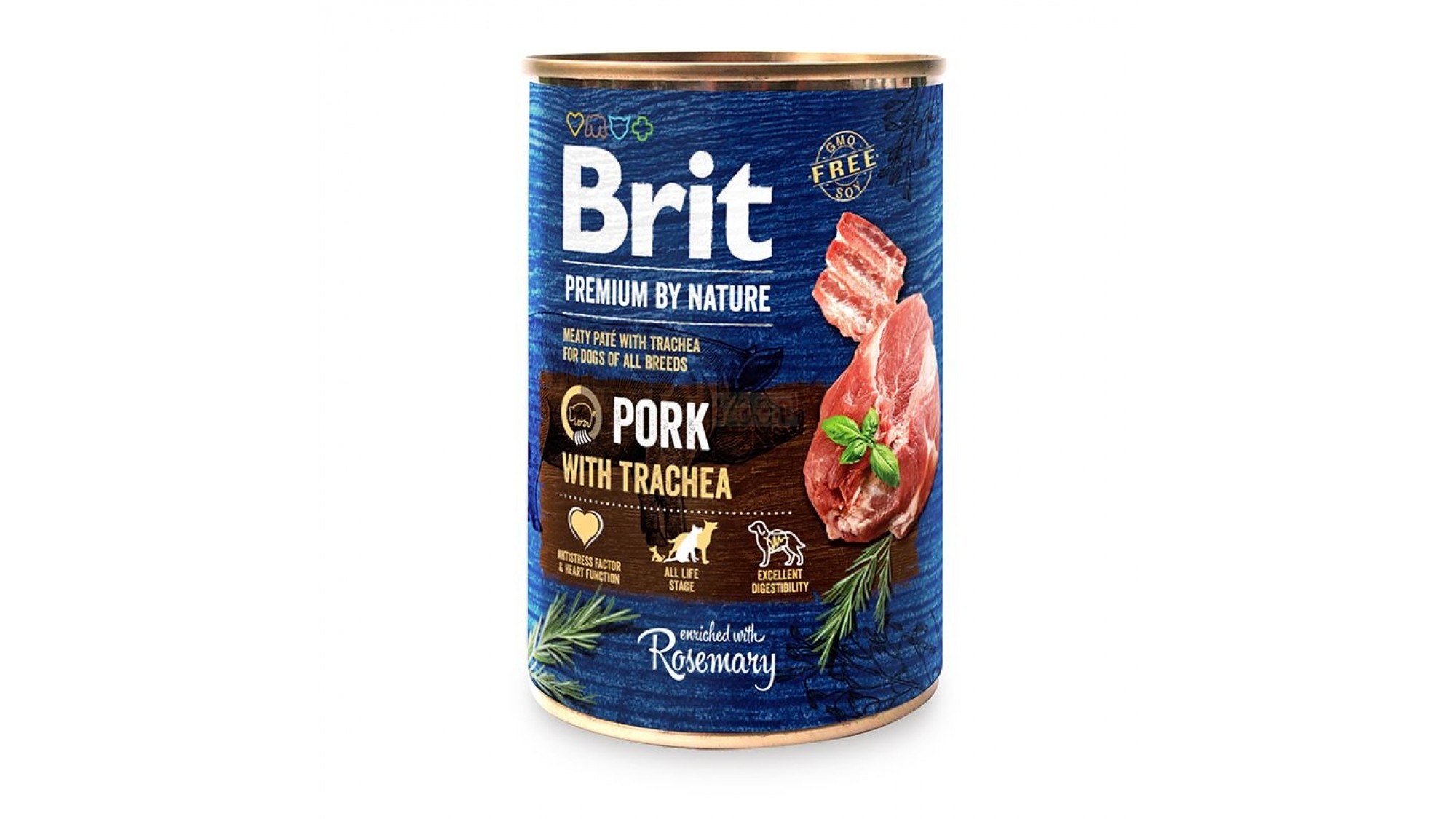 Brit Premium By Nature Pork With Trachea Conserva 400 Gr Brit imagine 2022