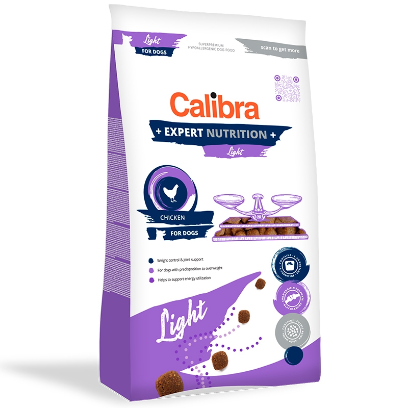 Calibra Dog Expert Nutrition Light 2 KG shop4pet.ro imagine 2022