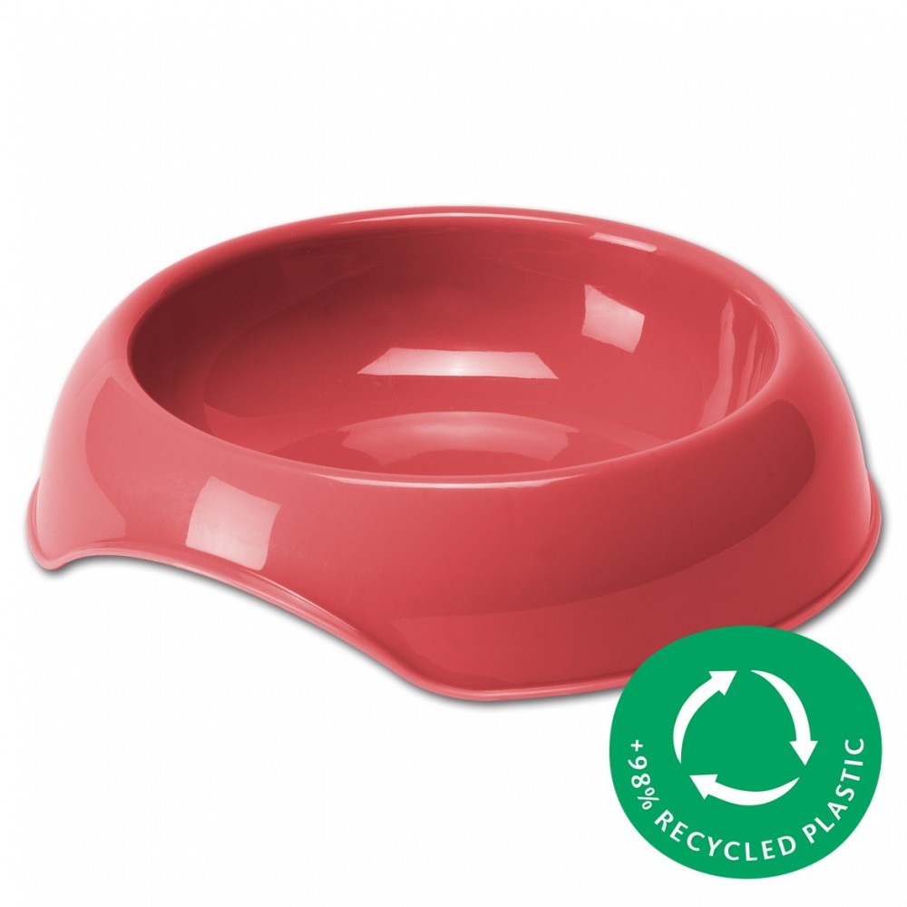 Castron pvc rosu, 350 ml