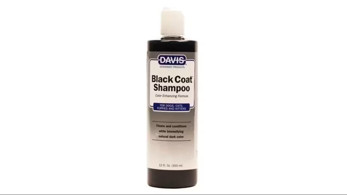 Sampon Davis pentru caini cu blana neagra, 355 ml