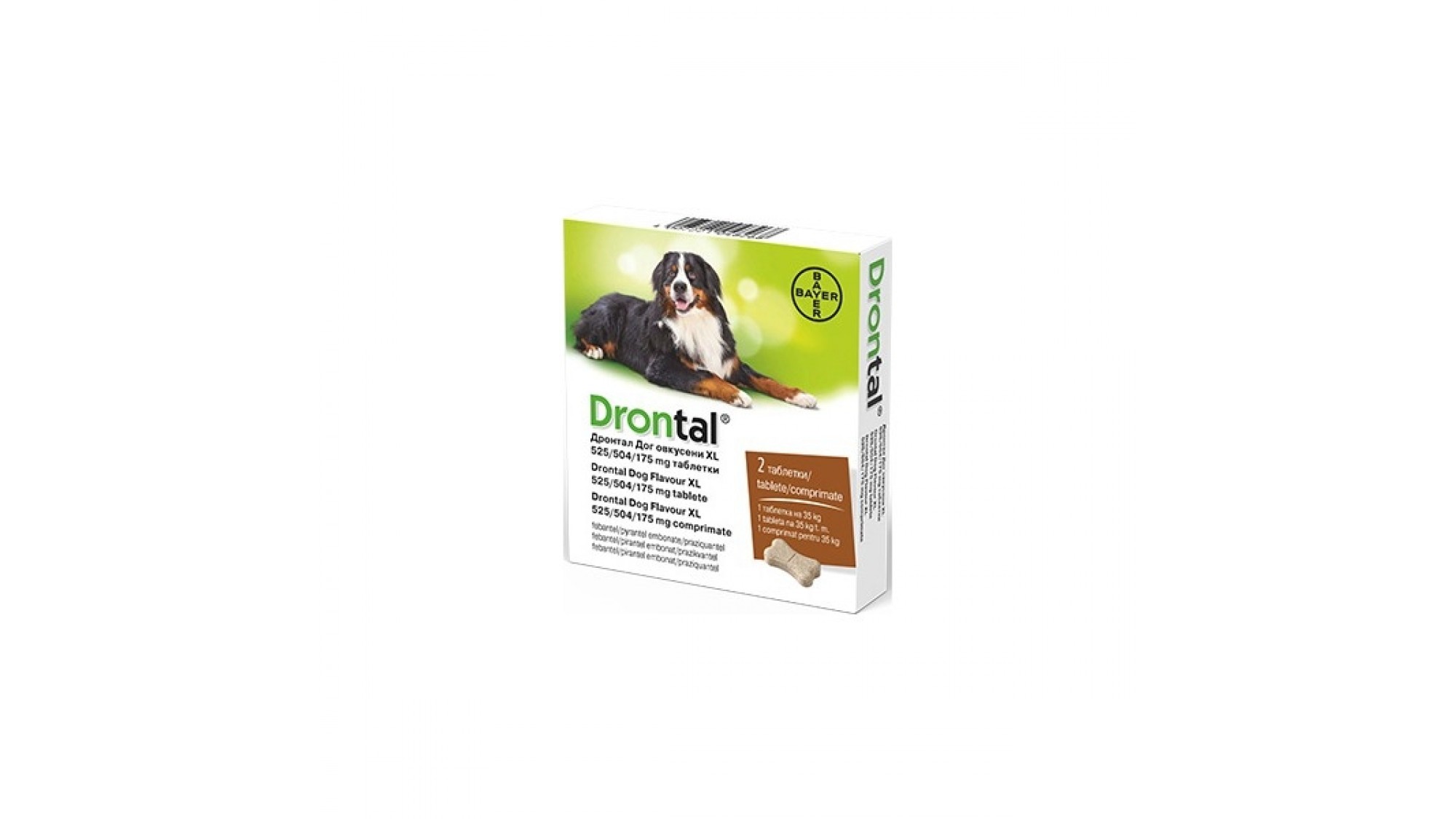 Drontal Dog Flavour XL Deparazitare Interna Caini X 2 Tablete shop4pet