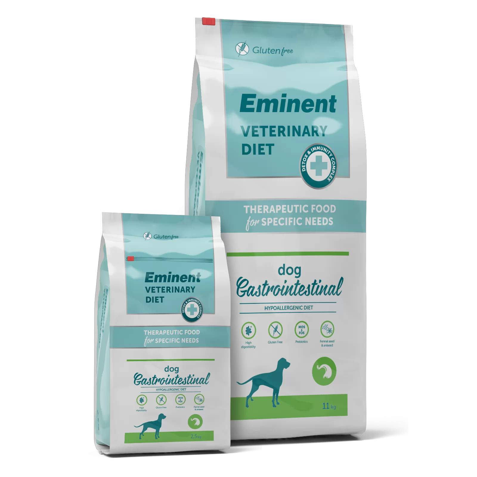 Dieta veterinara pentru caini cu probleme gastrointestinale, Eminent Dog Gastrointestinal, 2.5 kg