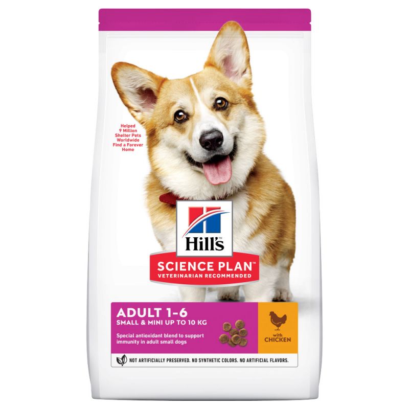 Hill’s SP Canine Adult Small and Mini cu Pui 6 Kg HILL'S
