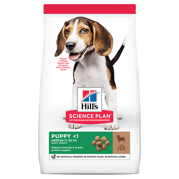 Hill’s SP Canine Puppy Medium cu Miel si Orez 14 Kg Plus Medalion Personalizat CADOU Cadou