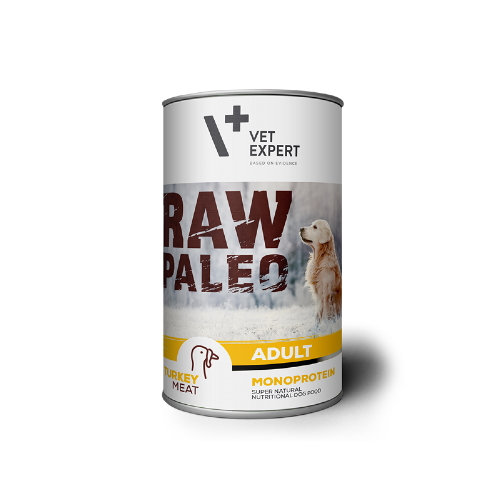 Raw Paleo Adult Conserva Monoproteica Curcan, 400 g (conserva)