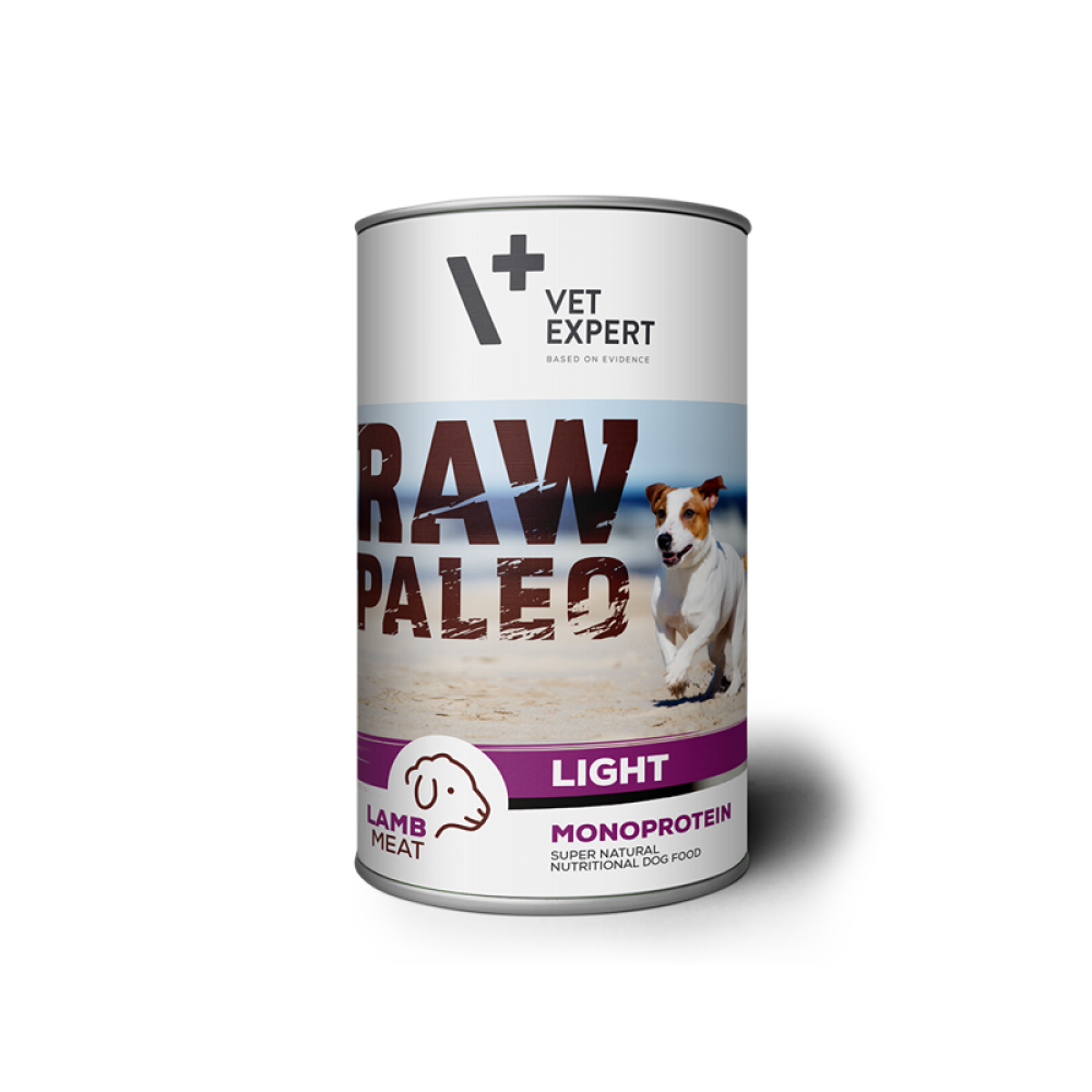 Raw Paleo Adult Conserva Monoproteica Light Miel, 400 g Raw Paleo