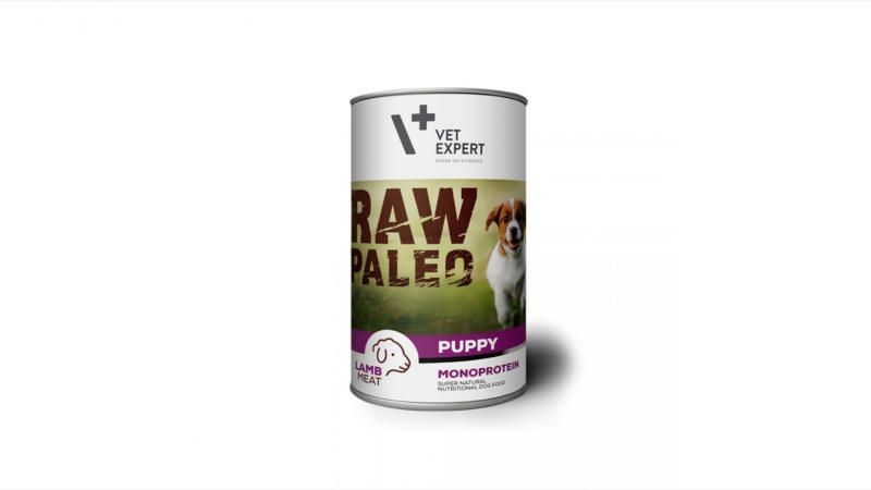 Raw Paleo Puppy Conserva Monoproteica Miel, 400 g Raw Paleo