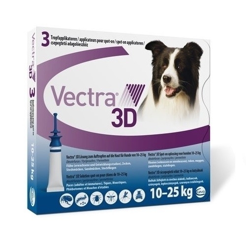 Vectra 3D Caine 10-25 kg 1 pip shop4pet.ro