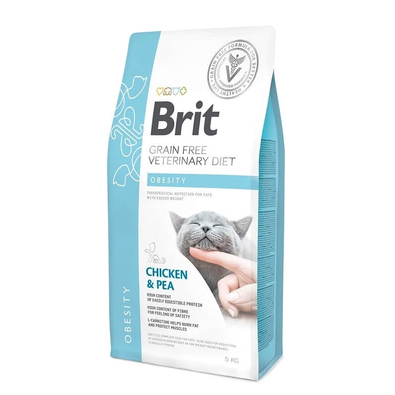 Brit Grain Free Veterinary Diet Cat Obesity 2 Kg Brit