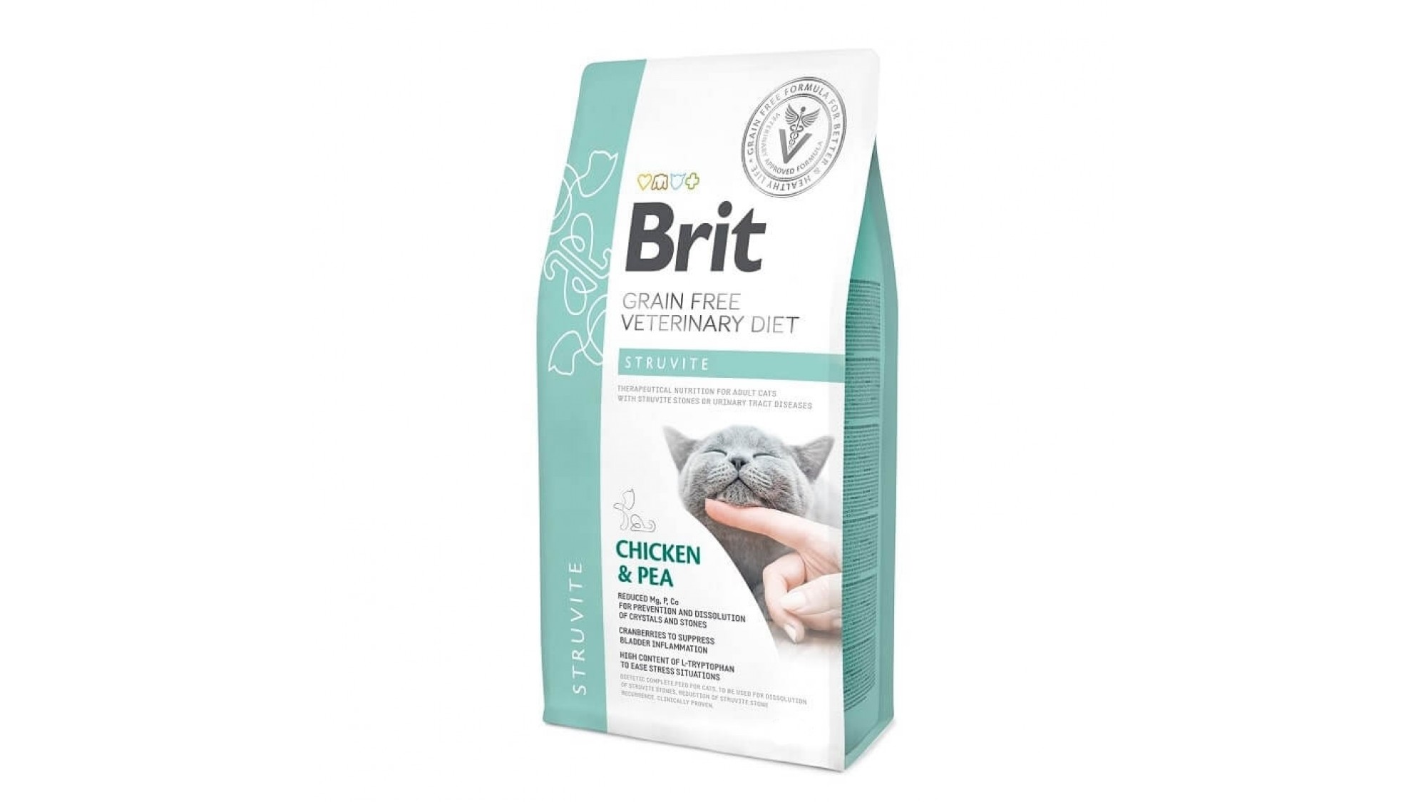 Brit Grain Free Veterinary Diet Cat Struvite 2 Kg Brit imagine 2022