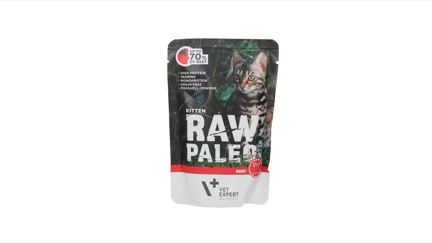 Raw Paleo Kitten Carne de Vita, 100 g 100 imagine 2022