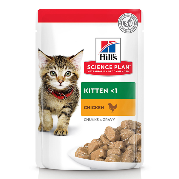 Hill\'s SP Feline Kitten Chicken 85 g (plic)